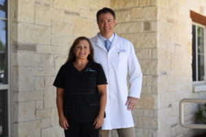Dr. Lambiase and Misty Blevins, RN